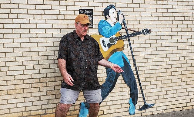 Tom With Elvis & Johnny Cash in Gladewater