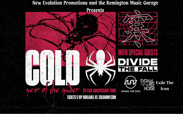 <h1 class="tribe-events-single-event-title">Cold, Divided The Fall, Awake For Days, Sygnal Noise, Death Valley Dreams & Exile The Icon @ Remington Music Garage (Shreveport, LA)</h1>