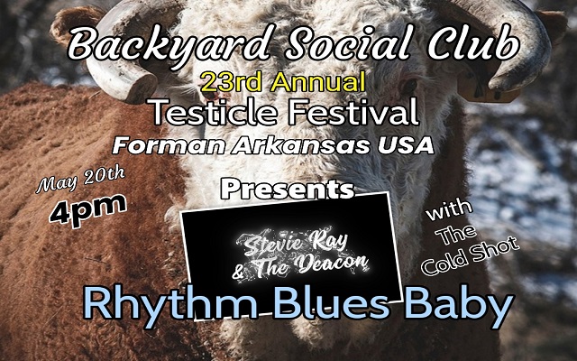 <h1 class="tribe-events-single-event-title">Stevie Ray & The Deacon w/ Cold Shot band @ Backyard Social Club (Foreman, AR)</h1>
