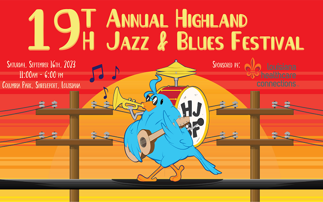 <h1 class="tribe-events-single-event-title">19th Annual Highland Jazz and Blues Festival @ Columbia Park (Shreveport, LA)</h1>