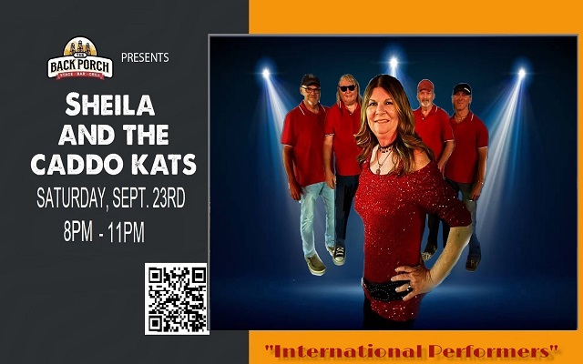 <h1 class="tribe-events-single-event-title">Sheila & The Caddo Kats @ The Back Porch (Kilgore, TX)</h1>