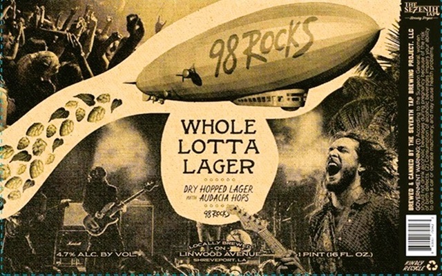 <h1 class="tribe-events-single-event-title">98Rocks 40th Anniversary Whole Lotta Lager Brew Release w/ Charlotte’s Web @ The Seventh Tap (Shreveport, LA)</h1>