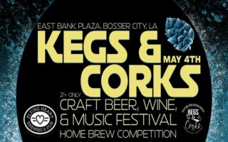 Kegs & Corks Craft Beer, Wine & Music Festival @ East Bank Plaza (Bossier City, LA)